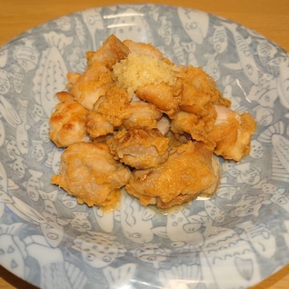 鶏もも肉の姜葱醤ジャンツォンジャン味噌焼き